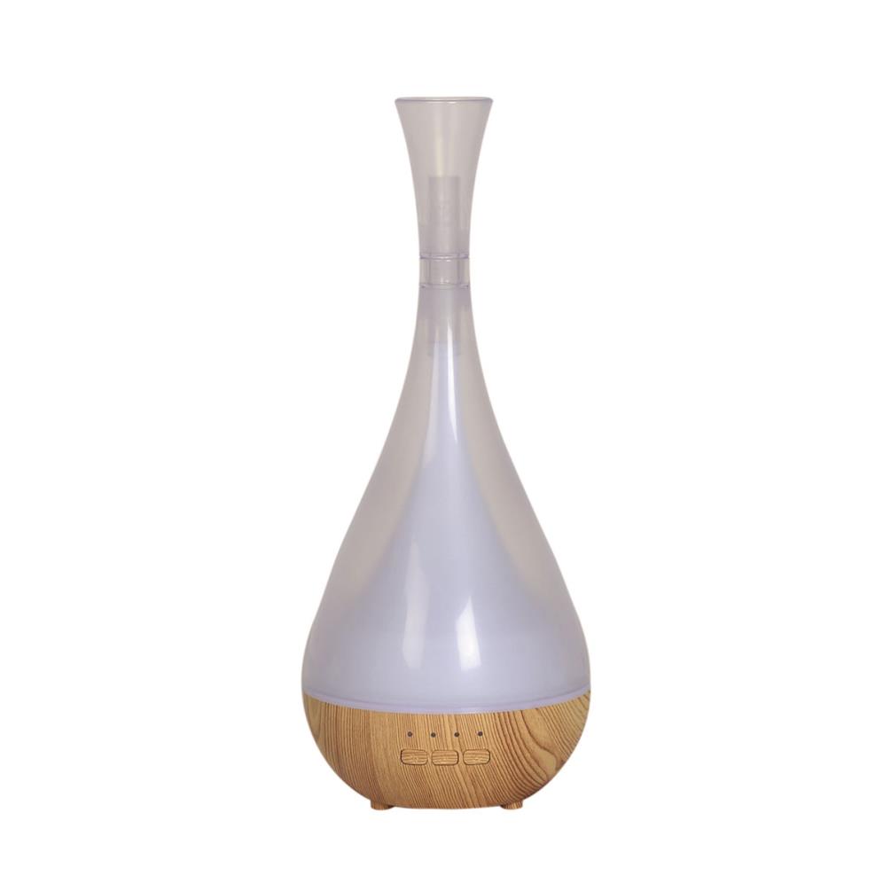 Aroma LED Light Wood Funnel Ultrasonic Electric Oil Diffuser £23.39